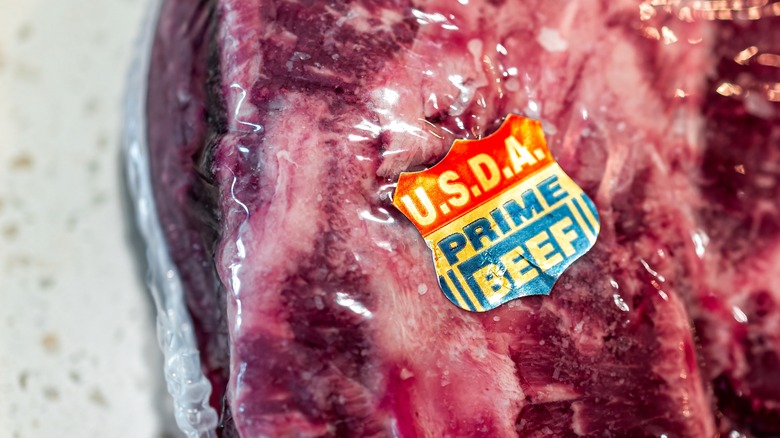USDA prime beef sticker