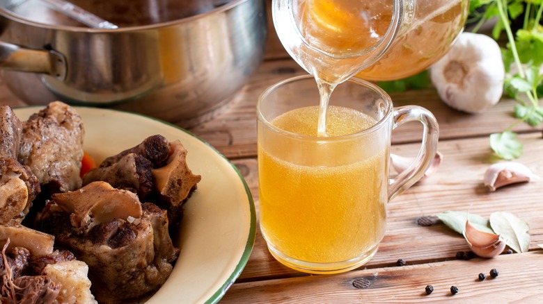 Cup of bone broth