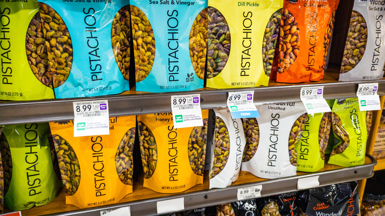 A variety of Wonderful pistachios.