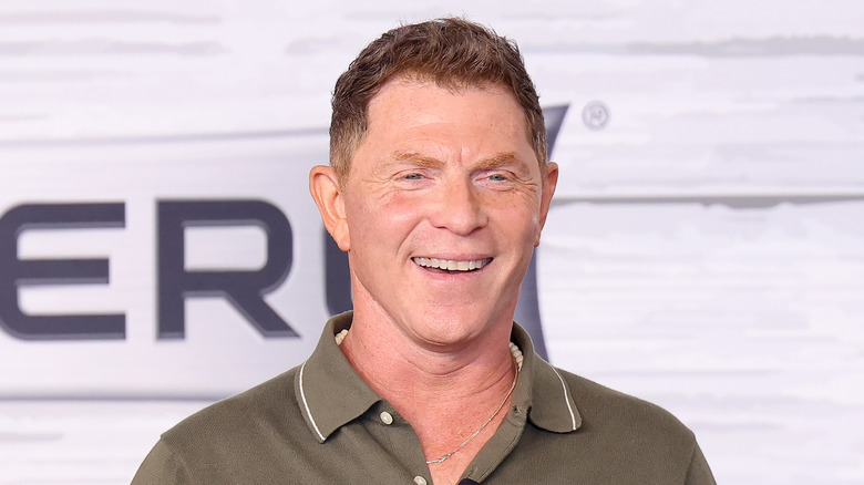 Closeup of Bobby Flay smiling