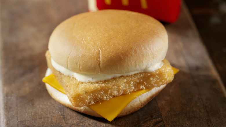 A Filet-O-Fish from McDonald's