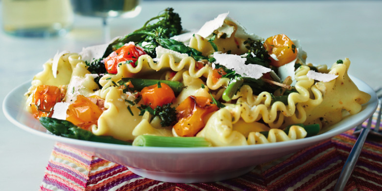 Spring Pasta With Blistered Cherry Tomatoes Recipe