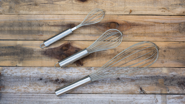 Different whisk sizes