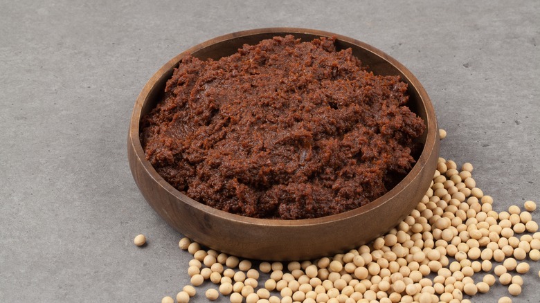 A bowl of doenjang