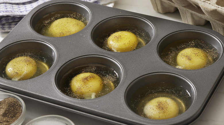 eggs in muffin tin