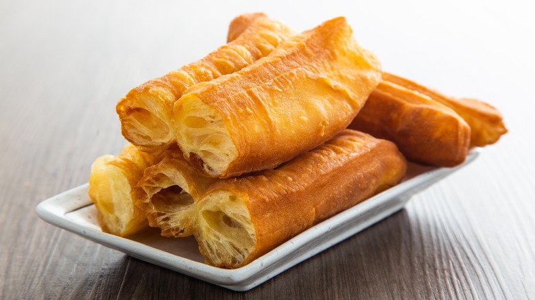 plate of youtiao