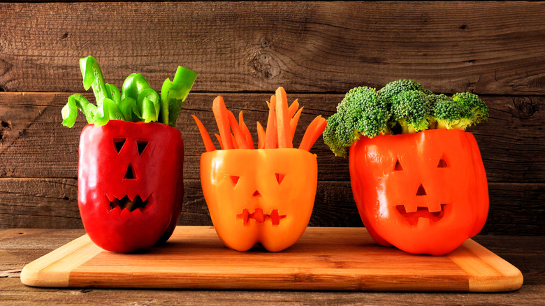 jack o lantern vegetables