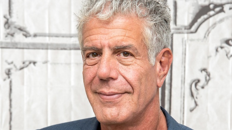 Anthony Bourdain closeup