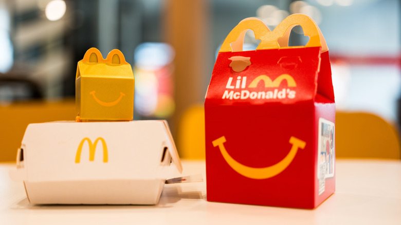 pictured McDonald's happy meal