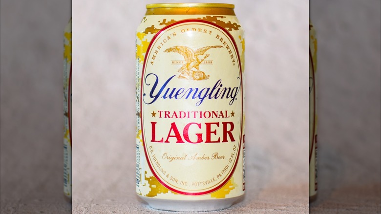 A can of Yuengling lager.