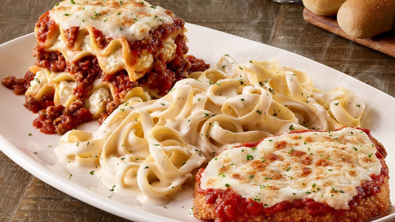 Olive Garden's Tour of Italy dish.