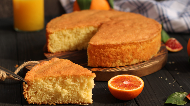 An orange cake