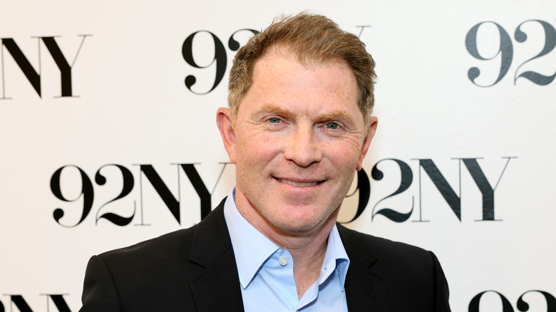 Bobby Flay smiling at 92NY event