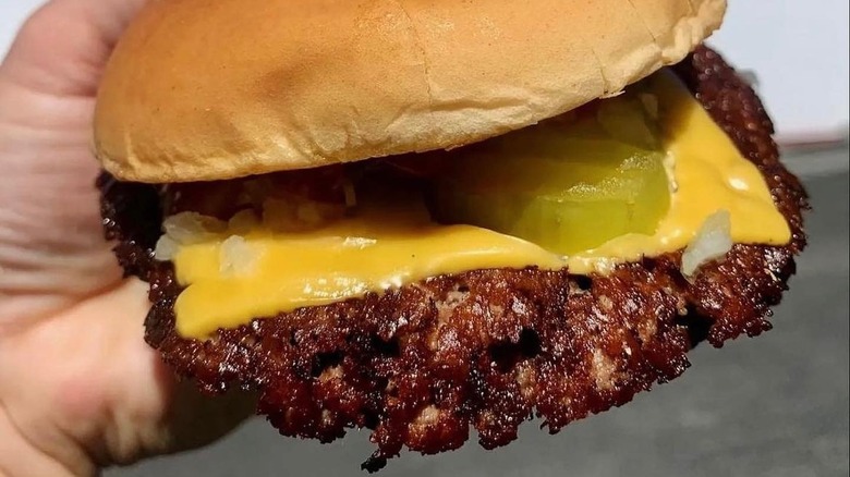 Burgers Never Say Die cheeseburger