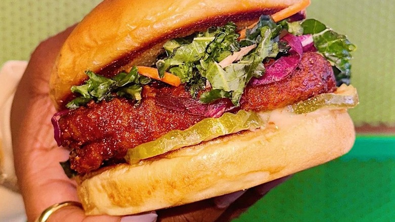 Hart House Deluxe Crispy Chick'n sandwich