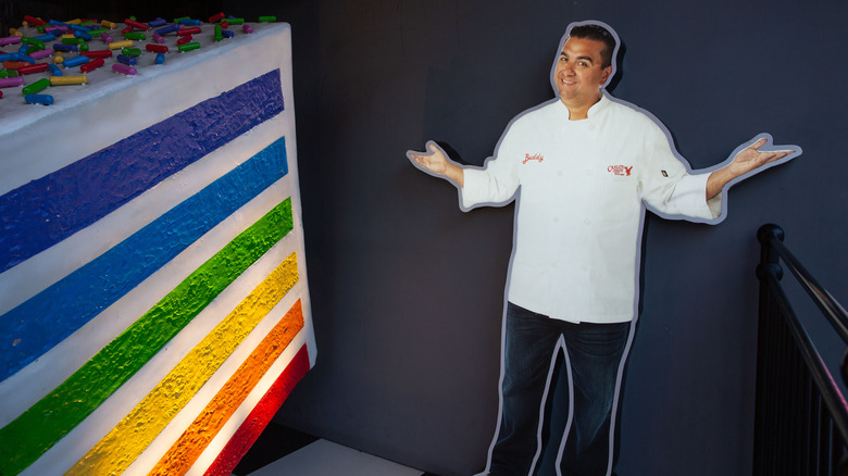 Chef Buddy Valastro with cake