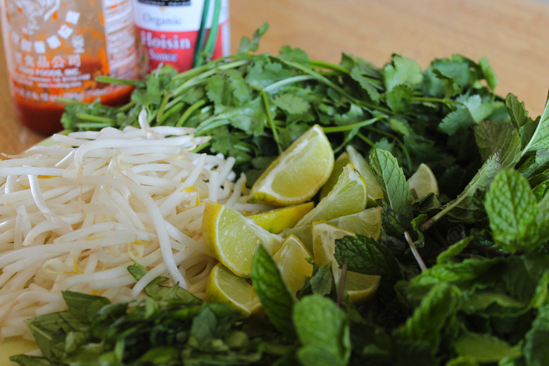 The Pho Place Sent Too Much Mint And Basil. Asian Pesto Time!