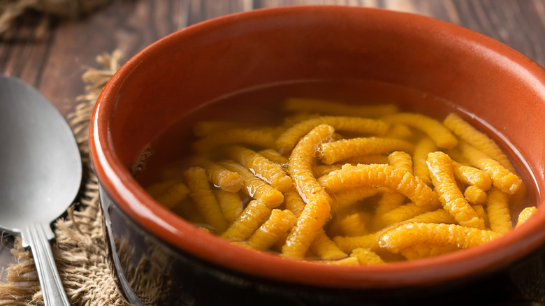 Passatelli pasta in broth