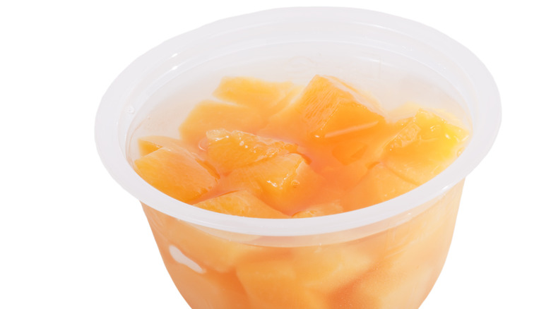 Mandarin orange fruit cup