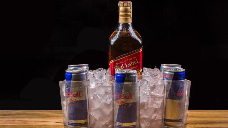 Johnnie Walker Red Bull combo