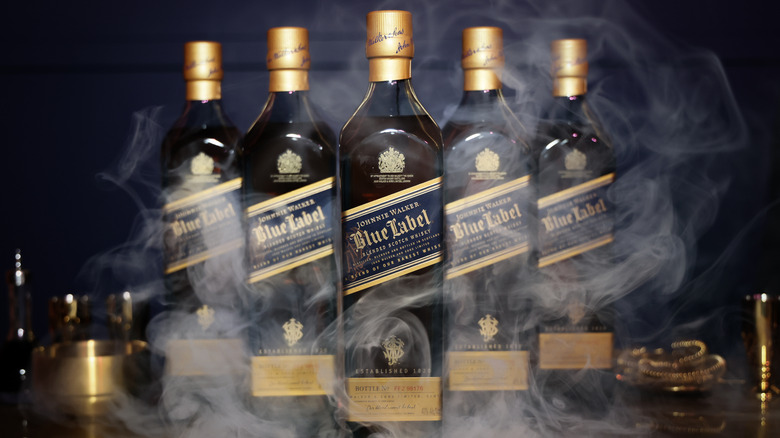 Johnnie Walker Blue Label bottles