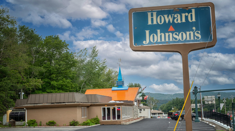 The last Howard Johnson's restaurant in Lake George, NY sits mostly empty