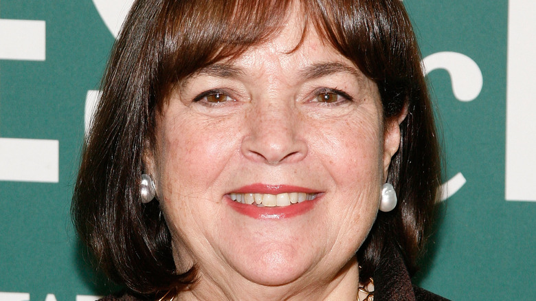 Ina Garten smiling on red carpet