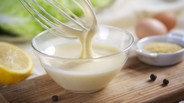 mayonnaise in bowl