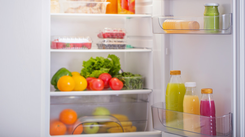 Inside of fridge
