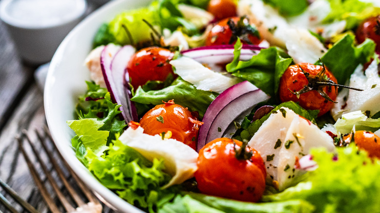Veggie salad in a bowl