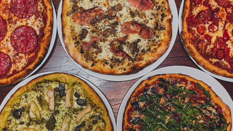 Stone baked pizzas from Frankenstein pub