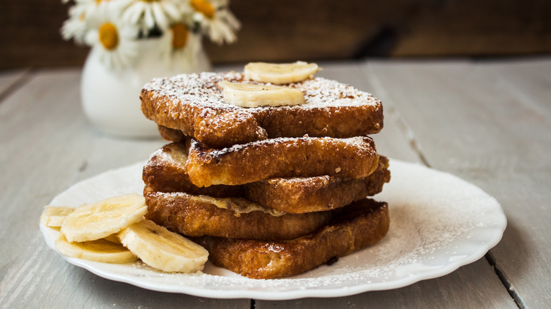 Banana bread French toast
