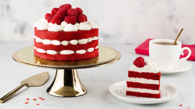 red velvet layer cake