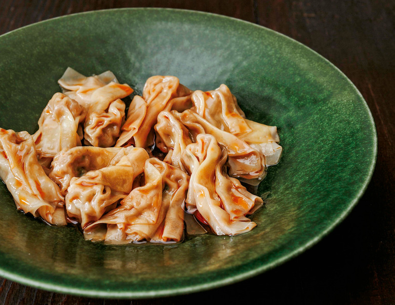 The Slanted Door's Famous Pork-And-Shrimp Wontons With Spicy Chile Oil Recipe