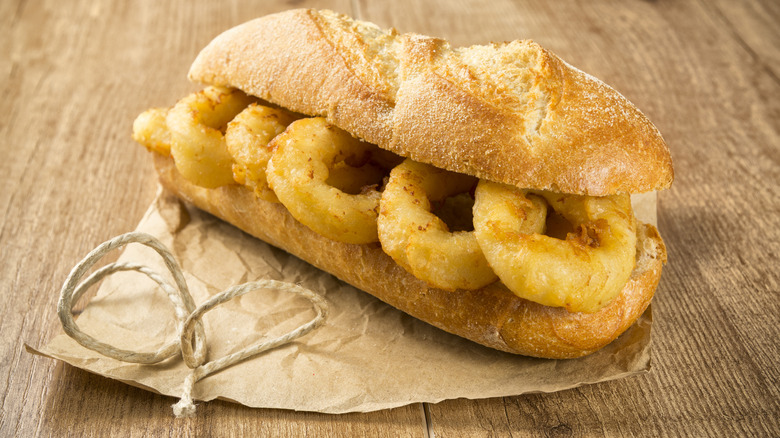 Bocadillo de calamares from Spain