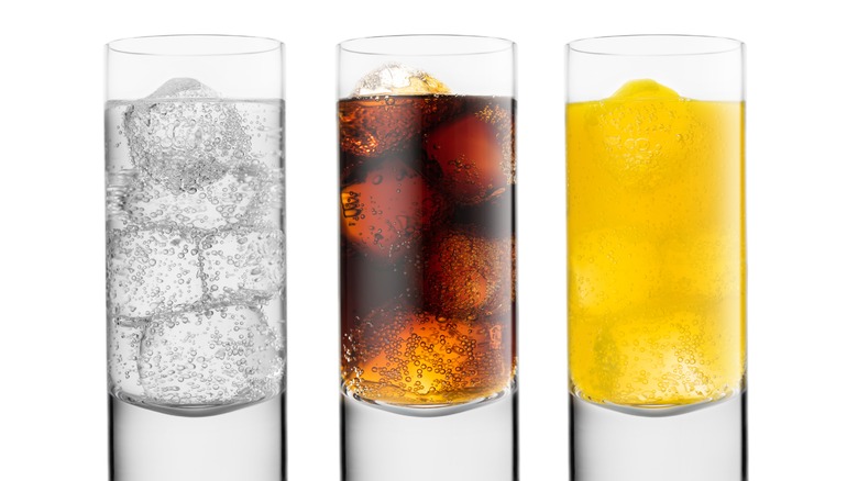 Various highball drinks