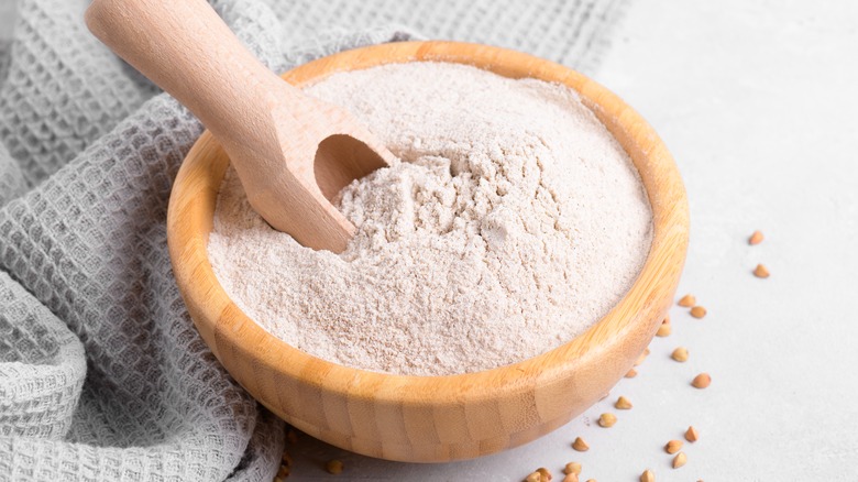 A bowl of flour