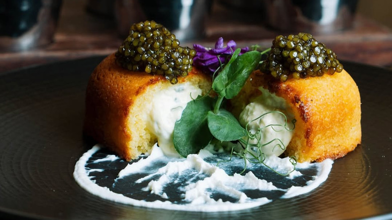 Bourbon Steak's Caviar Twinkiee.