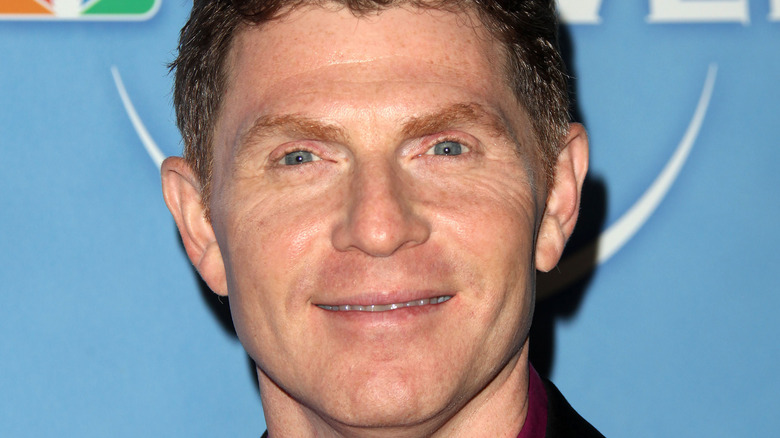Bobby Flay smiling close up