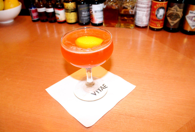 The Temperance Society combines two separately infused spirits.