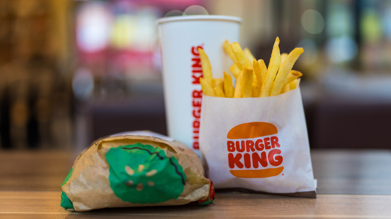 A Burger King meal.