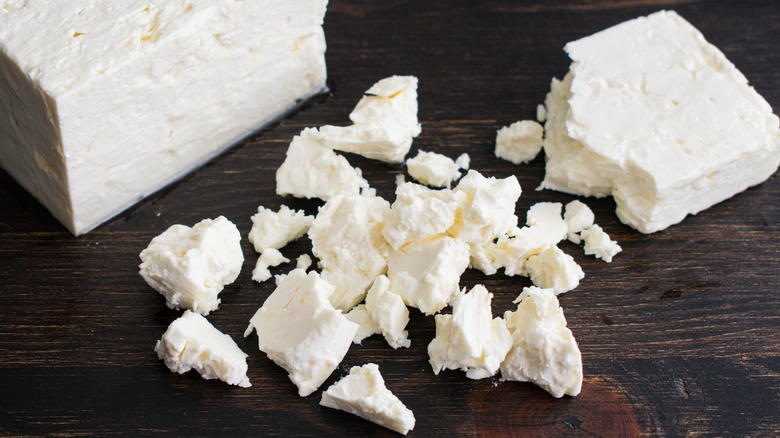 Crumbled feta cheese