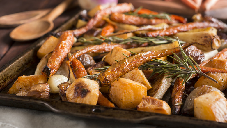roasted root vegetables