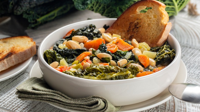 Bread and bean soup
