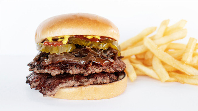 The Double Original burger
