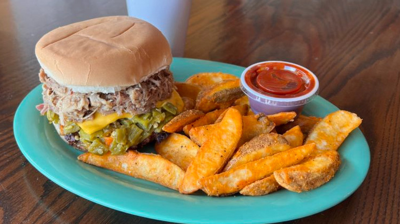 The Oinker burger