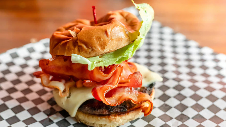 Granny Boo's Badass Bacon Burger