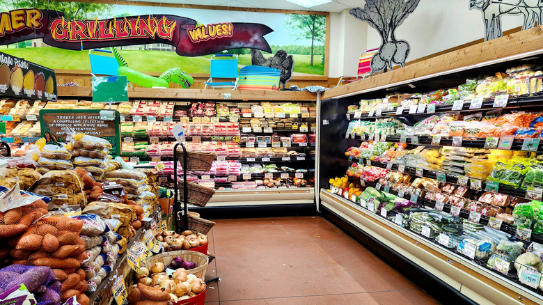 Produce section of Trader Joe's