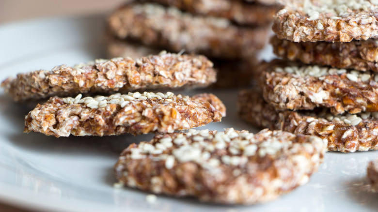 Homemade cookies made with wheat germ