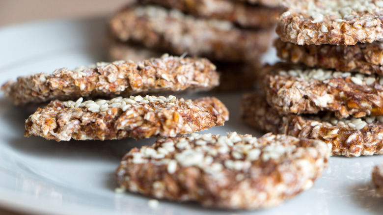 Homemade cookies made with wheat germ